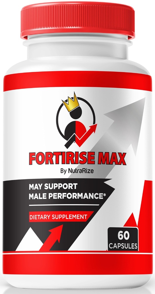 Fortirise Max, Oficial Fortirise Max para Hombres - Apoya los niveles de energía y resistencia, toda la fórmula natural para apoyar el rendimiento y la salud general, Fortirise Max Pills Review (60 cápsulas)