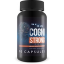 Cogni Strong Pro - Brain Health Support Supplement for Memory, Focus, Clarity, & Mood - Brain Health Supplements for Adults with Ginseng, Turmeric, Green Tea, " Vitamina D - Nootropic Brain Booster