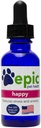 Feliz - Todo Natural Liquid Spray Suplemento - Eases Separation Anxiety, Ayuda con Vet Visitas, Viajes, Acogida, Pérdida de un Amigo (Dropper 1 oz)