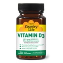 Vida País Vitamina D3 2500 UI libre de gluten, 60 Softgels