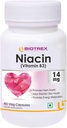 Genérico Rise Niacin 14mg Vitamina B3 con Inositol 50mg Suplemento - 60 Veg Capsules, Nautral