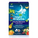 Enzima nocturna, Enzimas digestivos diarios, Frutas de Plum verde y verduras con probióticos, Bloating de alivio, mejor calidad del sueño, para hombres y mujeres, promover la salud digestiva- 60 tabletas