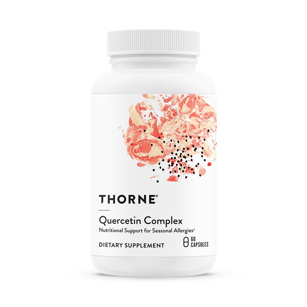 THORNE - Complejo de Quercetina (Formerly Quercenase) - Apoyo nutricional para las alergias estacionales* - 60 cápsulas - 60 prestaciones