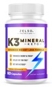 ZELSO K3 Mineral Weight Pills for Women and Men, K3 Mineral Pills - K3 Salt Mineral, Vitamina + K3 Capsules Suplemento para Keto Weight Pérdida - 1 Month Supply