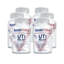 Investigación Relieve UTI Verificado - Suplemento de Apoyo a la Tract Orinaria - 100% Natural, Vegan con Lingonberry, Cranberry & D-Mannose - 6 Botella (6 Mes de Suministro)