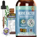 Rejuvica Health NerveFactor - Advanced Nerve Support Supplement - Liquid Delivery for Better Absorption - Acetyl-L-Carnitine, Alpha Lipoic Acid, Vitamin B12, Folic Acid, White Willow Bark & More!
