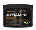 PEScience Alphamine Thermogenic Pre Workout, Fat Burner Pre Workout Energy Powder con L-Carnitine, Sour Green Apple, 60 Scoops