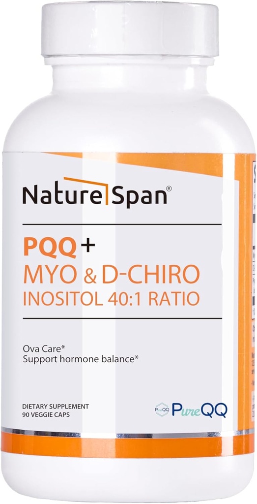 Inositol Premium,PQQ + Inositol & Chiral Inositol 40:1 Ratio,90 Caps