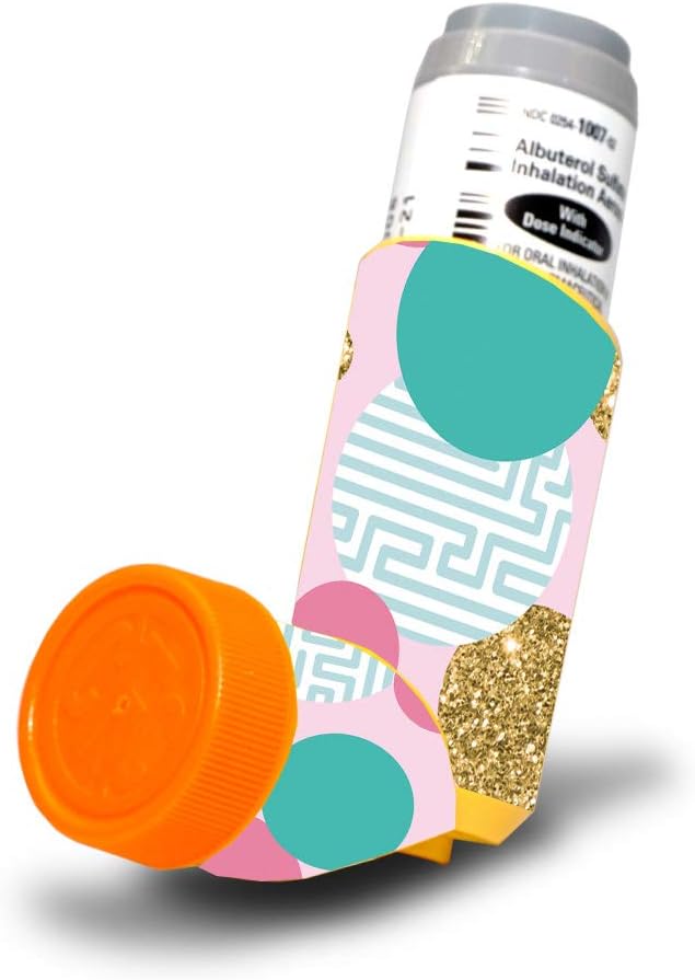 MightySkins Skin for Proventil HFA Asthma Inhaler - Green Stone ¦ Protective, Durable, y Unique Vinyl Decal wrap Cover ← Fácil de aplicar, eliminar y cambiar estilos