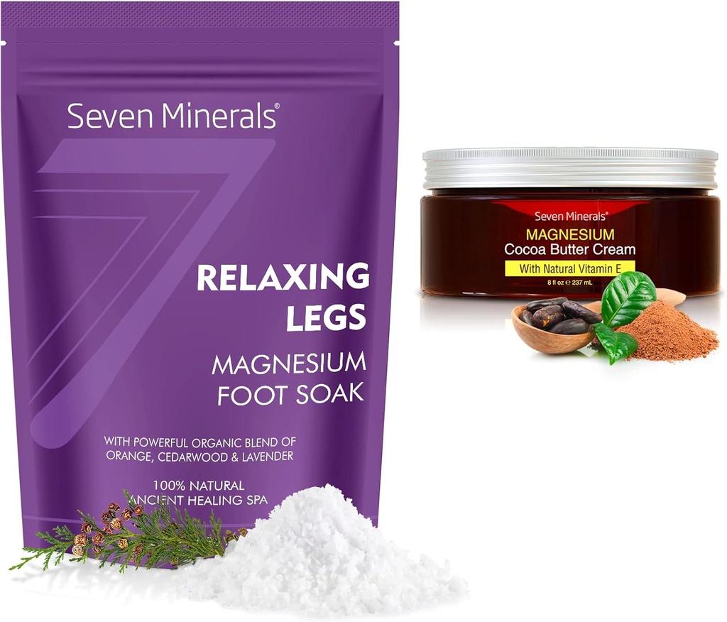 Siete Minerales Relajamiento Legislativo Flakes de Magnesio &amp; Crema Natural