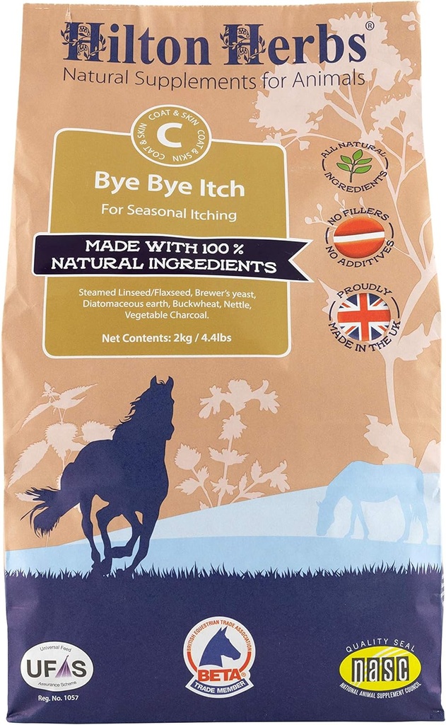 Hilton Herbs 70404 Adiós Itch Equine Suplemento 1 Pieza 4.4lb