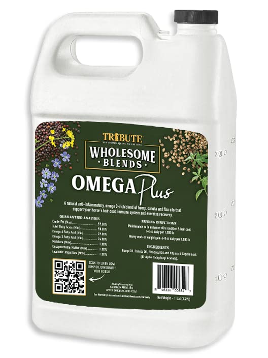 Suplemento de aceite para caballos, 1 Gallon