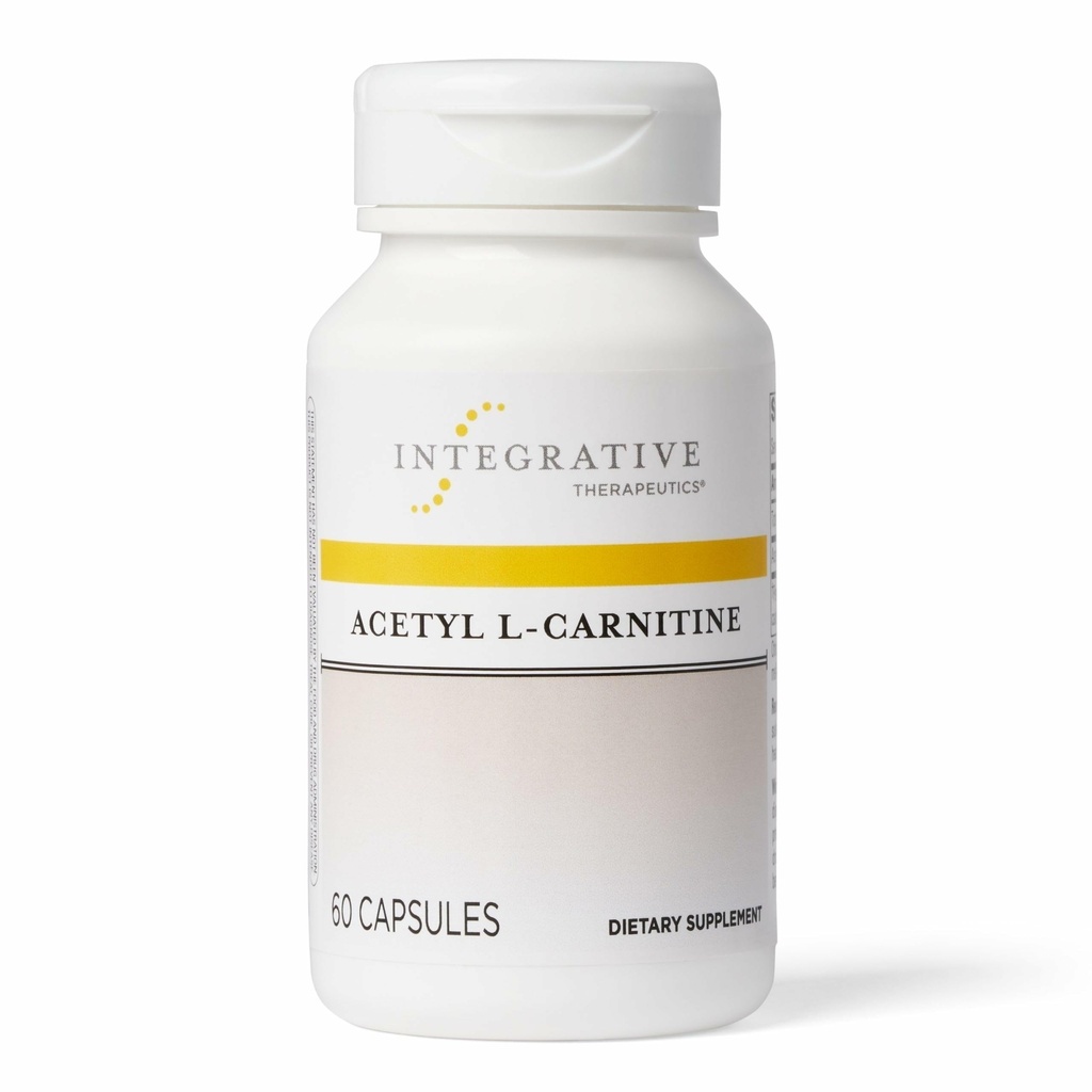 Terapéutica Integrativa Acetyl L-Carnitine - Soportes Producción de Energía Celular Saludable* - Soportes Función Celular Nerve* - Vegan, Gluten-Free &amp; Dairy-Free - 60 cápsulas (30 servidos)