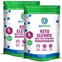 BioTrust Keto Elevate – C8 MCT Oil Powder – Ketogenic MCT Coffee Creamer, Keto Coffee Creamer – Clean Energy, Mental Focus " Clarity – 100% Caprylic Acid MCT Powder, Non-GMO (Unflavored, 40 Servings)