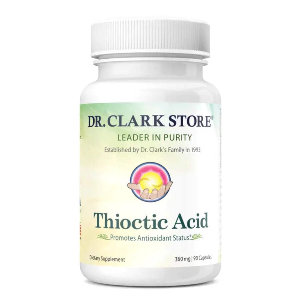 Dr. Clark Alpha Lipoic Acid (Tioctic Acid), 360 mg 90 cápsulas