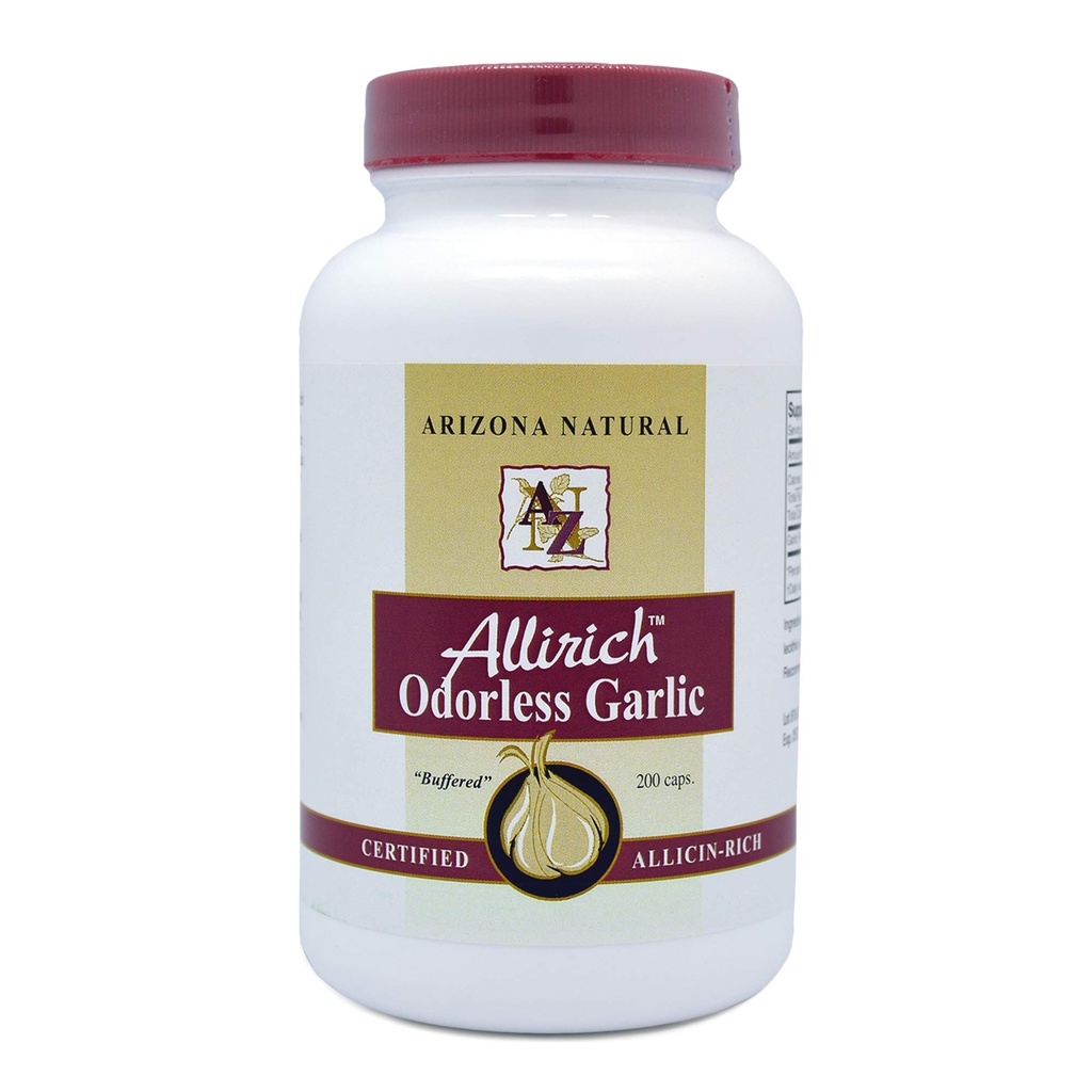 Allirich (Allicin-Rich) Ajo sin olor Soft-gels