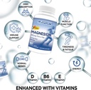 Alta Absorción Zinc y Magnesio (60 Conde) Bundle - Magnesio para cáscaras de las piernas y músculos oscuros Alivio - Zinc para soporte y recuperación de inmunes - con vitamina B6, D y E