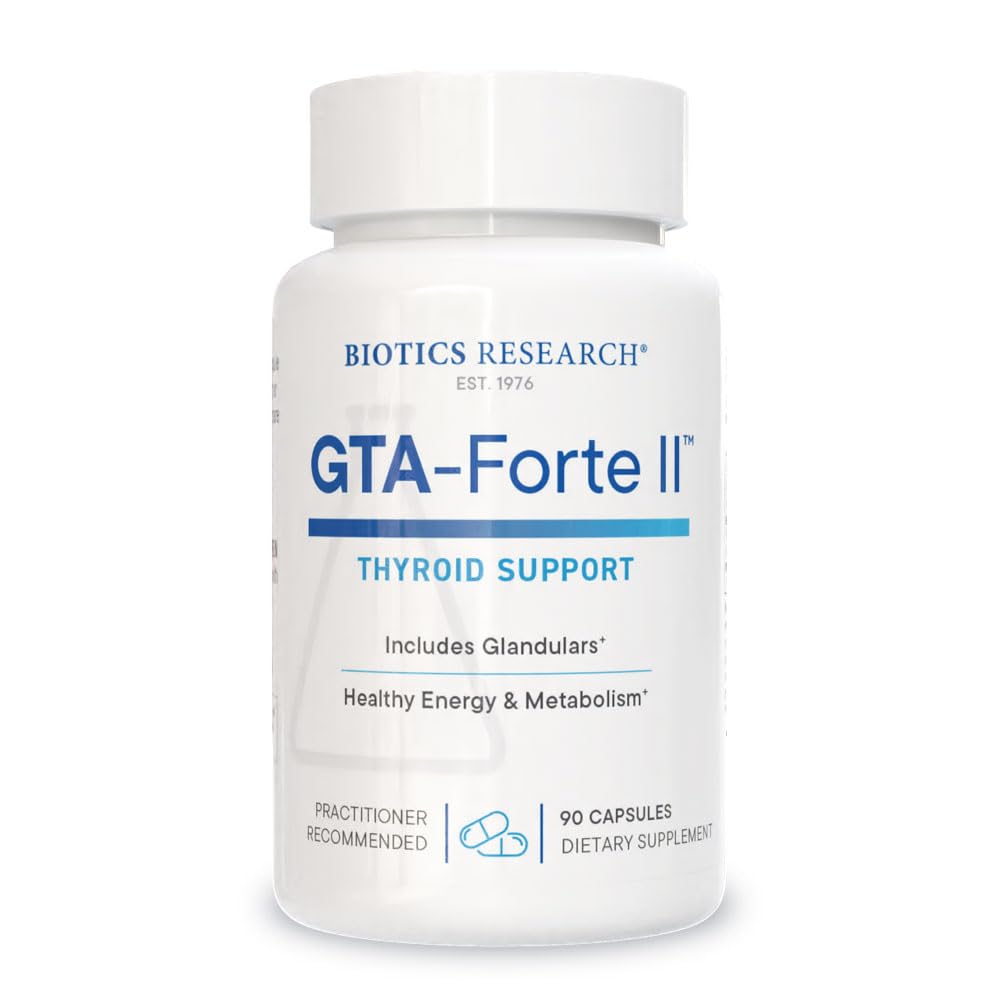 Biotics Research GTA Forte IITM Selenium Supplement with Zinc, Copper, Porcine Glandular & Rubidium, Endocrine Glands Support, Optimal Hormonal Balance, Phytochemically Bound Trace Elements 90 Capsules