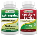 Best Naturals Astaxanthin 12mg " Hawthorn Berry 565 mg