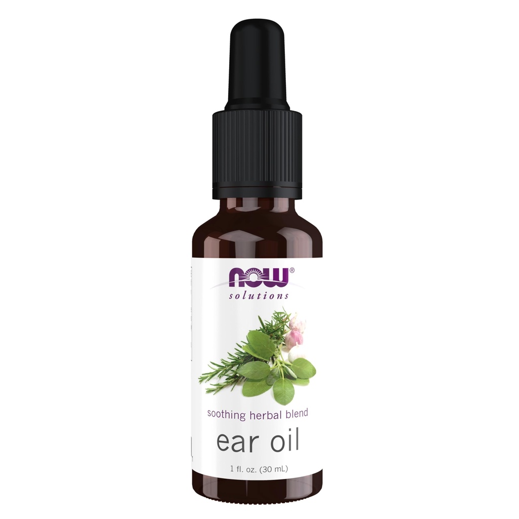 AHORA Soluciones, Aceite de Oído, Aceite de Soothing Herbal Blend, Grande en el Modo Leve o Irritación, 1-Once