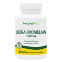 NaturesPlus Ultra Bromelain - 60 Tablets - 1500 mg de bromelaina de piña - Proporciona soporte conjunto y promueve la salud digestiva - 60 Servimientos