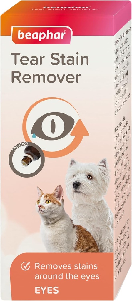 Sherleys Tear Stain Remover 50ml para gatos &amp; perros de Melian