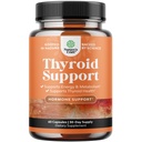 Complejo de soporte de tiroides herbales - Potent Kelp Iodine Suplemento con L Tyrosine, Bladderwrack, Selenium " Pure Ashwagandha for Hormone Balance - Mood " Energy Dietary Pills - 60 Conde