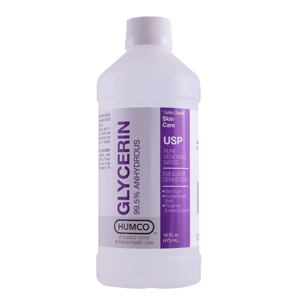 Humco 103116001 Glicerina, USP, 16 oz.