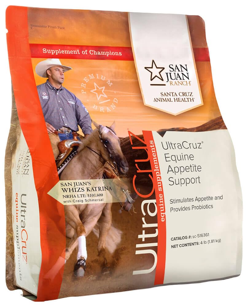 UltraCruz Equine Appetite Booster Suplemento para Caballos, 4 lb, Pellet (32 Day Supply)