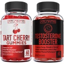 Atlantis Nutrición Tart Cherry 60 Gummies + Testosterona Booster 2-Pack (120 Gummies)