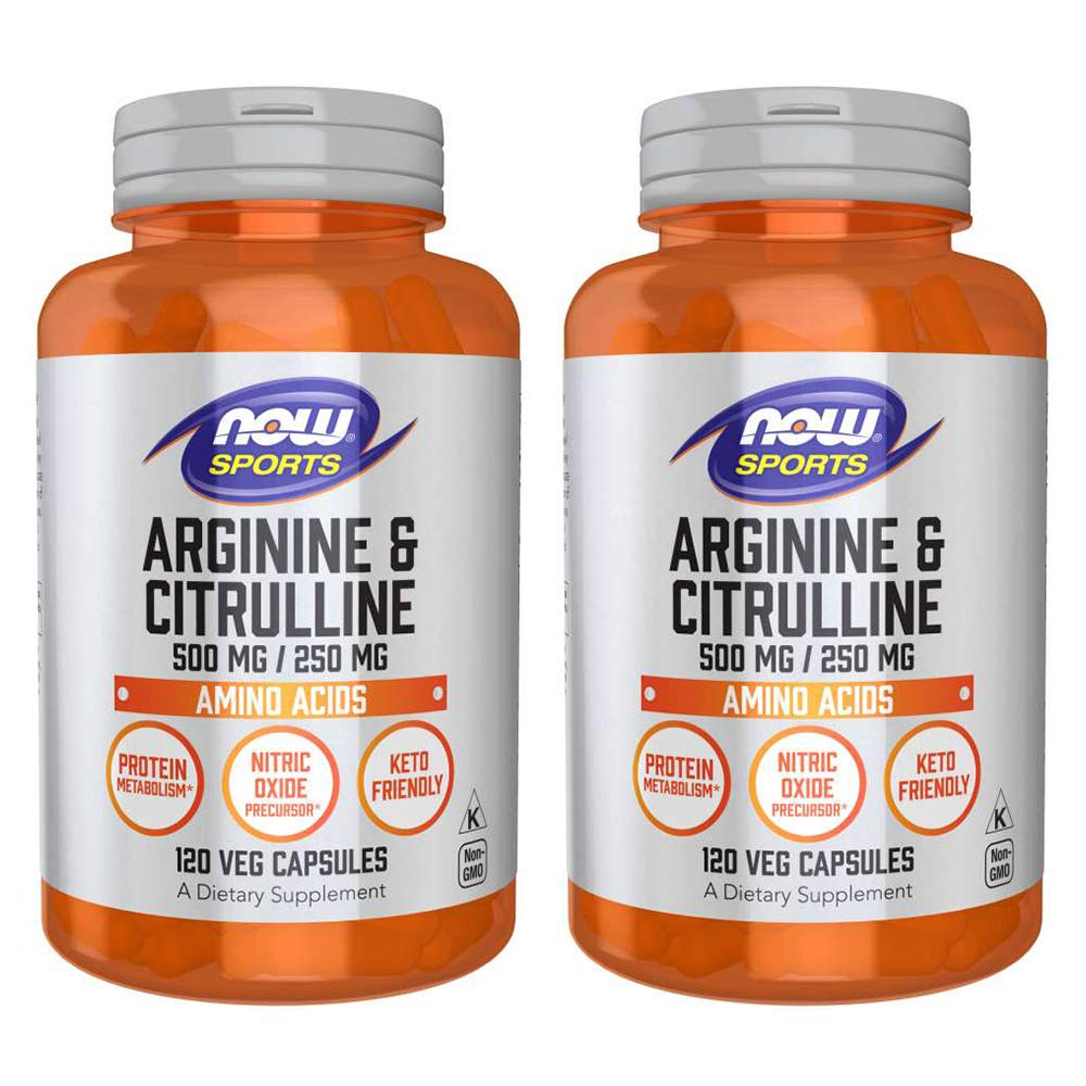 Arginina " Citrulline 500/250mg - 120 cápsulas (2 Pack)