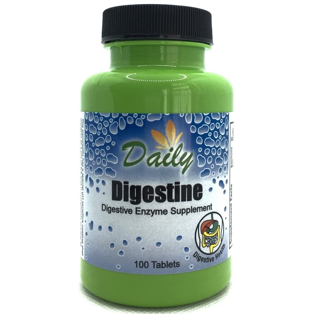 DigestineTM (Digestive Enzymes Mycozyme, Pancreatin, Papain, Acid Stable Protease, Betaine HCl, Iron Bile Salts)