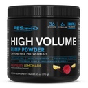 PEScience High Volume Stim-Free Pre-Workout Pump Powder, Caffeine-Free with L-Citrulline &amp; L-Arginine Nitrate, Non-Stim Preworkout for Men and Women - 36 Scoops, Raspberry Lemonade