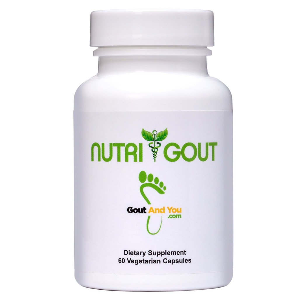 NutriGout Uric Acid Cleanse Supplement w/Turmeric, Celery Seed, Bromelain, Milk Thistle, Dandelion and Chanca Piedra, 60 cápsulas vegetarianas de 500 mg cada una