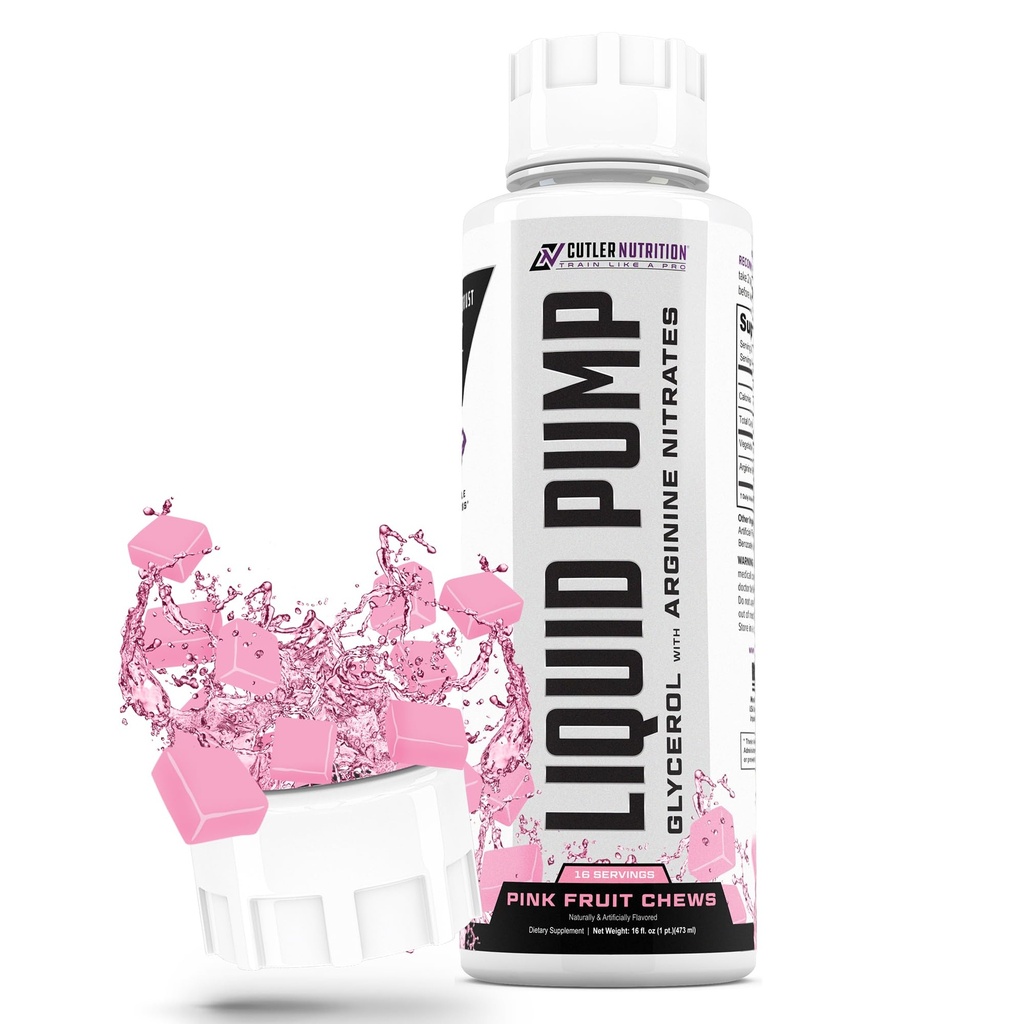 Bomba líquida - Nitratos de glicerol y arginina para la bomba optimizada antes del entrenamiento Caffeine líquida libre No estimulante pre-entrenamiento para la energía y el rendimiento y oxido nictic Oxide Booster.