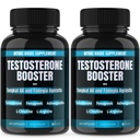 Dr. Emy's (2 Pack Testosterone Booster-Tongkat Ali Fadogia Agrestis Nitric Oxide Ashwagandha Suplemento para Hombres con L Arginine Citrulline Fenugreek - Turkesterone Pre Workout Pump (120 cápsulas)
