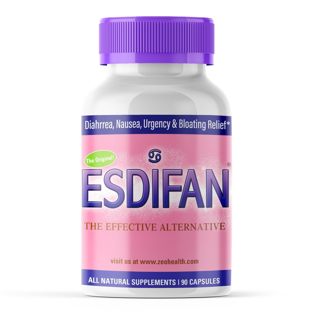 ← Soporta Alivio Natural de la Diarrea, IBS, Nausea, Gas &amp; Bloating ¦ Promueve la Salud Gut, Energía " Absorción Nutriente Silencioso con Zeolite, B-12 y Calcio (90 cápsulas)