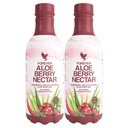 Forever Living - Aloe Berry Nectar - 90,7% Aloe Vera Gel con cervecerías y manzanas - No Preservadores - 1L (Pack of 2)