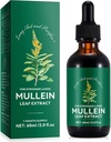 Generic Mullein Leaf Extract - Lung Aid & Purifier - Respiratory Support & Gentle Lung Cleanse - Respiración saludable - Natural &amp; Seguro - Absorción rápida - Vegetariano - 60ml, 1 Month Supply