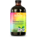 Herbs Serene - Soursop Bitters Liquid - Orgánica Herbal Guanabana Detox con Semilla Negra, Moringa &amp; Ginger - Sostiene Digestive Wellness & Immune Función - 16 fl oz