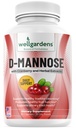100% puro D-Mannose con extracto de arándano - Ayuda a limpiar impurezas, salud natural del tracto urinario, capas de soporte para hígado y vejiga, no GMO