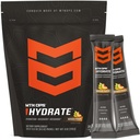 MTN OPS Hydrate Electrolytes Powder Drink Mix, 20 Single Serving On-The-Go Electrolyte Packs con más de 1000 mg de electrolitos por Serving, Mango Peach