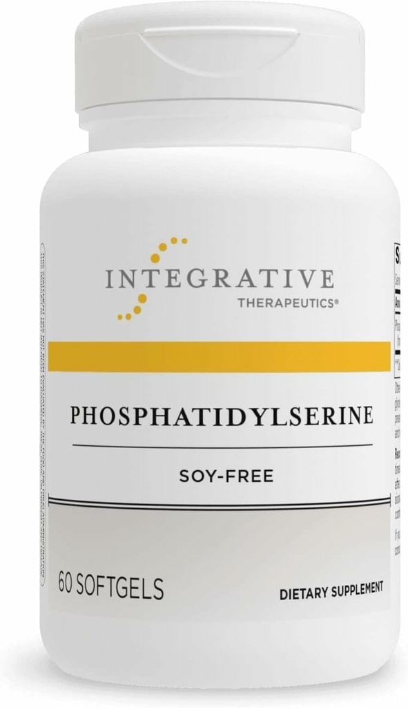 Terapéutica Integrativa Phosphatidylserine - Brain Function Support Supplement* - Supports Healthy Stress Response* - Gluten-Free, Soy-Free &amp; Dairy-Free - 60 Softgels (60 Servings)