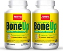 Jarrow Formulas BoneUp Vegetarian - 120 Tablets, Pack of 2 - Vegetarian/Vegan Supplement for Bone Health - Vegan-Friendly Fuentes de Vitamina D3, Vitamina K2 (como MK-7) " Calcium - 120 Total Servings