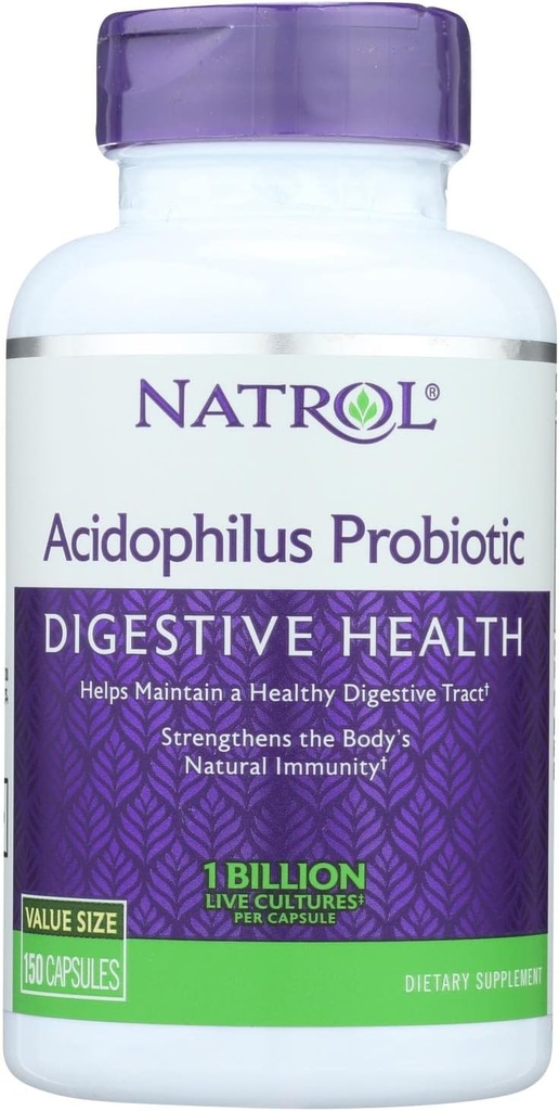 Natrol Acidophilus Probiotic - 100 mg - 150 cápsulas