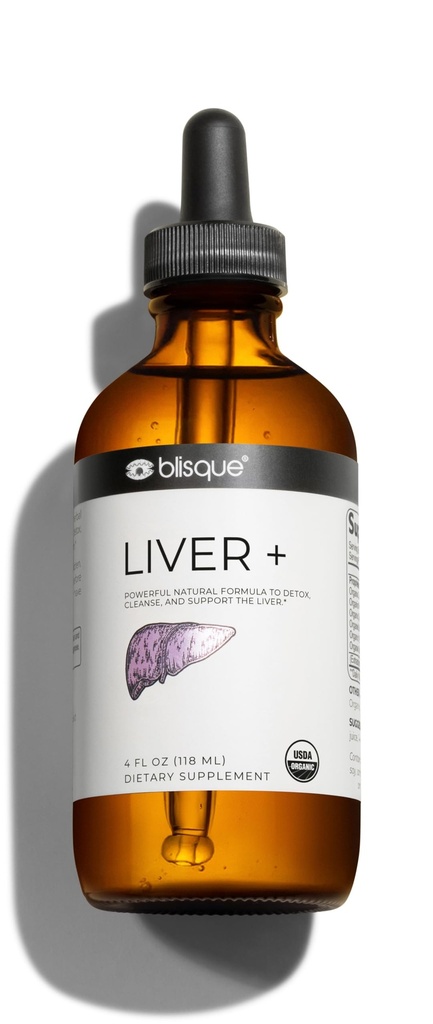 Blisque – Organic Liver Support Complex Supplement to Detox, Cleanse, and Repair the Liver TEN-Aprobado ANTERIOR Natural Ingredients TEN LLEK Thistle and Dandelion Root TEN 4 Ounce TEN 118 Servings