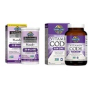 Jardín de la vida Dr. Probióticos Fórmidos Mood+ Acidophilus Probiótico Suplemento " Zinc Suplementos 30 mg de alta potencia Zinc crudo y vitamina C Suplemento multimineral