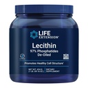 Extensión de la vida Lecithin, promueve la estructura y función de células sanas en el cerebro, sin gluten, no GMO, Vegetariano, 454 gramos