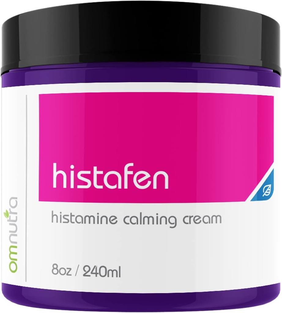 Crema de calma de Itch Antihistamina Histafen - 8oz 240ml Anti Itch Cream Extra Strength Intensive Healing Lotion for Adults Kids with Low Diamine Oxidase Dao Enzyme Mast Cell Activating Syndrome