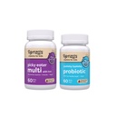 Renzo's Vitamins Happy Tummies Bundle, Probióticos para niños y comedores Picky Kids Multivitamin